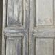 Trio of shutters louvers patina blue gray