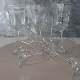 Set de 7 verres à pied