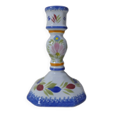 Henriot Quimper earthenware candlestick