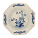 Hollow porcelain plate "Bleu Blanc" from the blue family, 18th century
