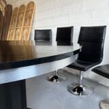 Ensemble table à manger et 4 chaises années 80