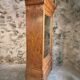 Antique French Louis Philippe wardrobe / wardrobe – elm and oak, mirrored door, 19th century