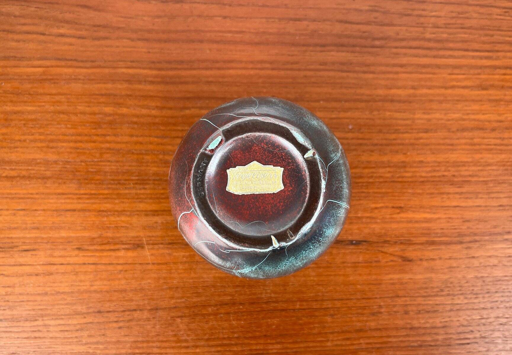 German studio pottery vase Art Deco by Richard Uhlemeyer, 1940s.