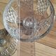 Footed glass bonbonnière – Fine design, Art Deco spirit