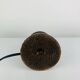 Temde Leuchten brutalist lamp, wood and wool from the 1960s.
