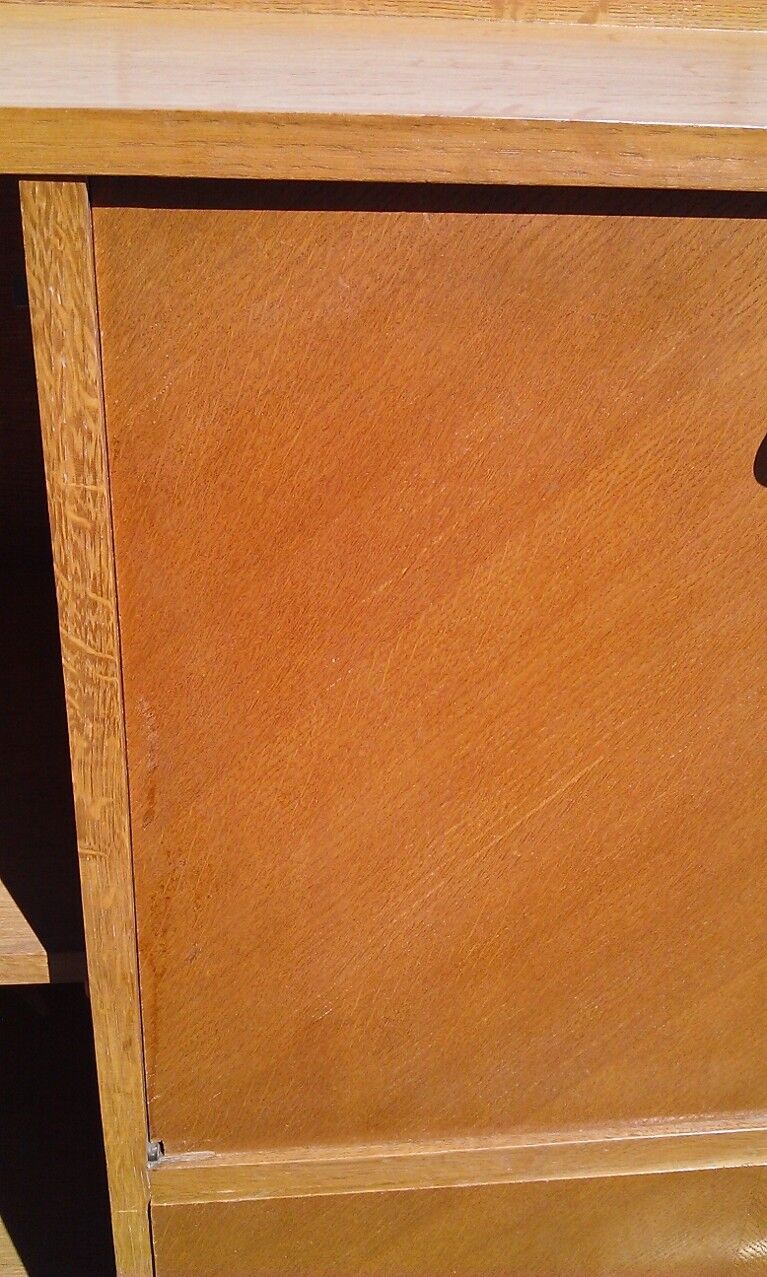 1950 blond oak buffet