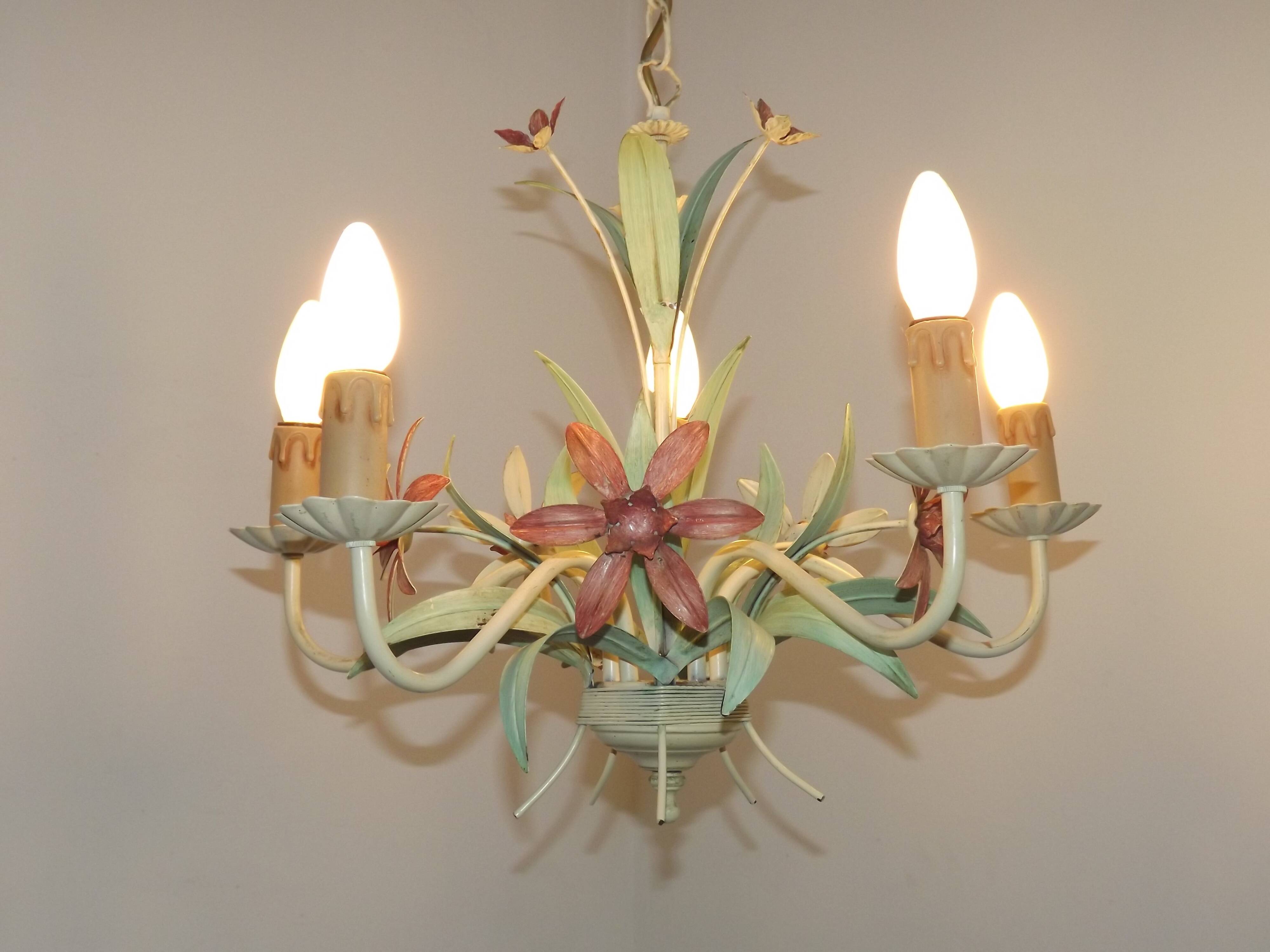 Lustre, style bouquet floral