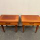 Paire de tables de chevet vintage