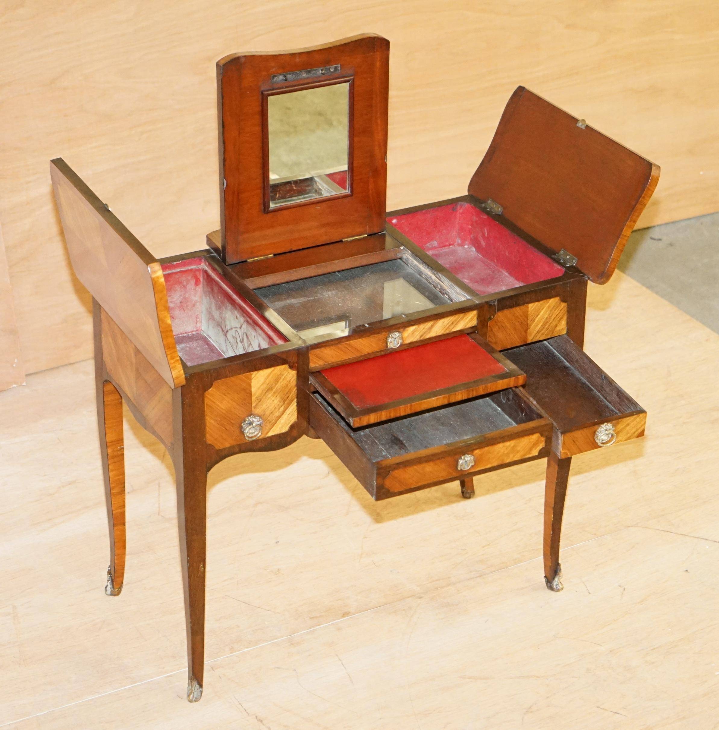 Louis XV Dressing Table Restored 19th Century by Alfred Beurdeley