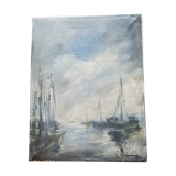 Oil on canvas Emile Lammers