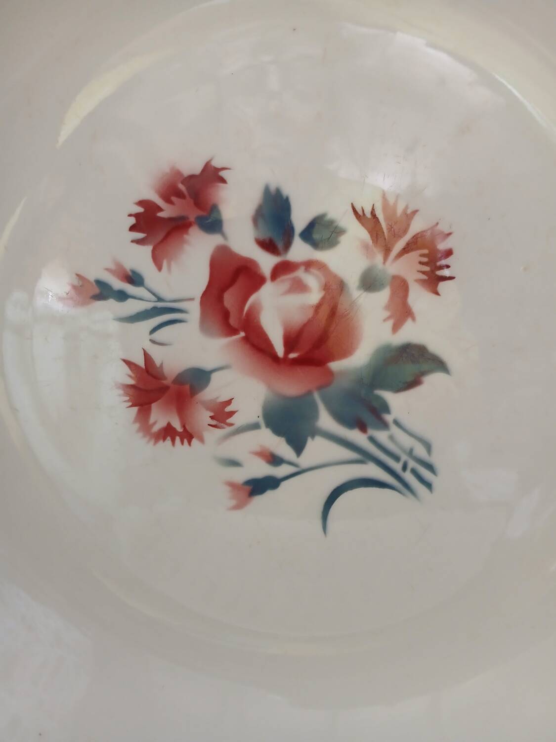 Old Digoin and Sarreguemines dish