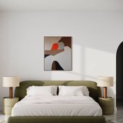 Abstract minimalist couple "in your arms" 100x80cm