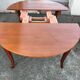 Round table in cherry tree and 4 chairs