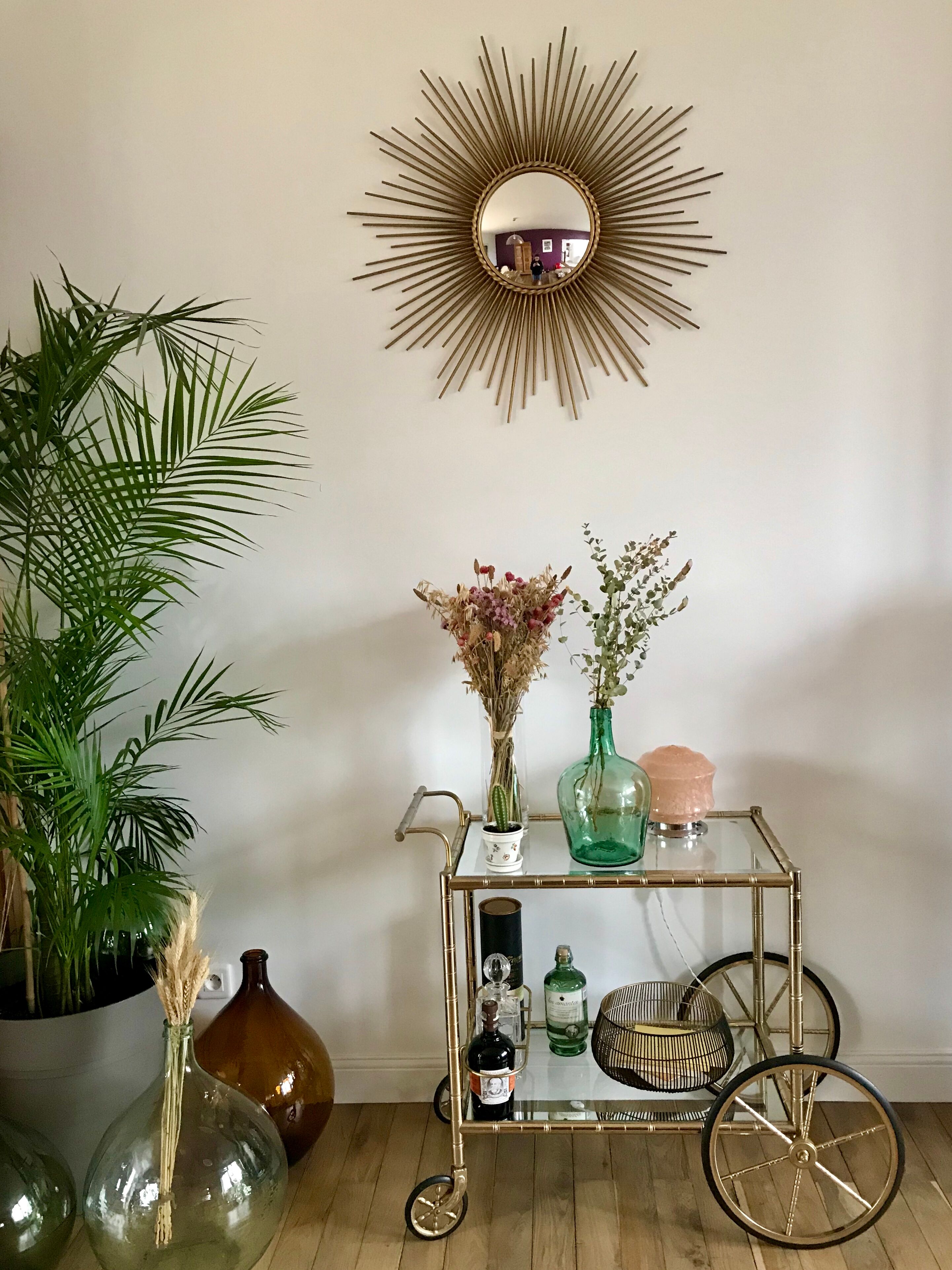 Dame-Jeanne VIRESA green color