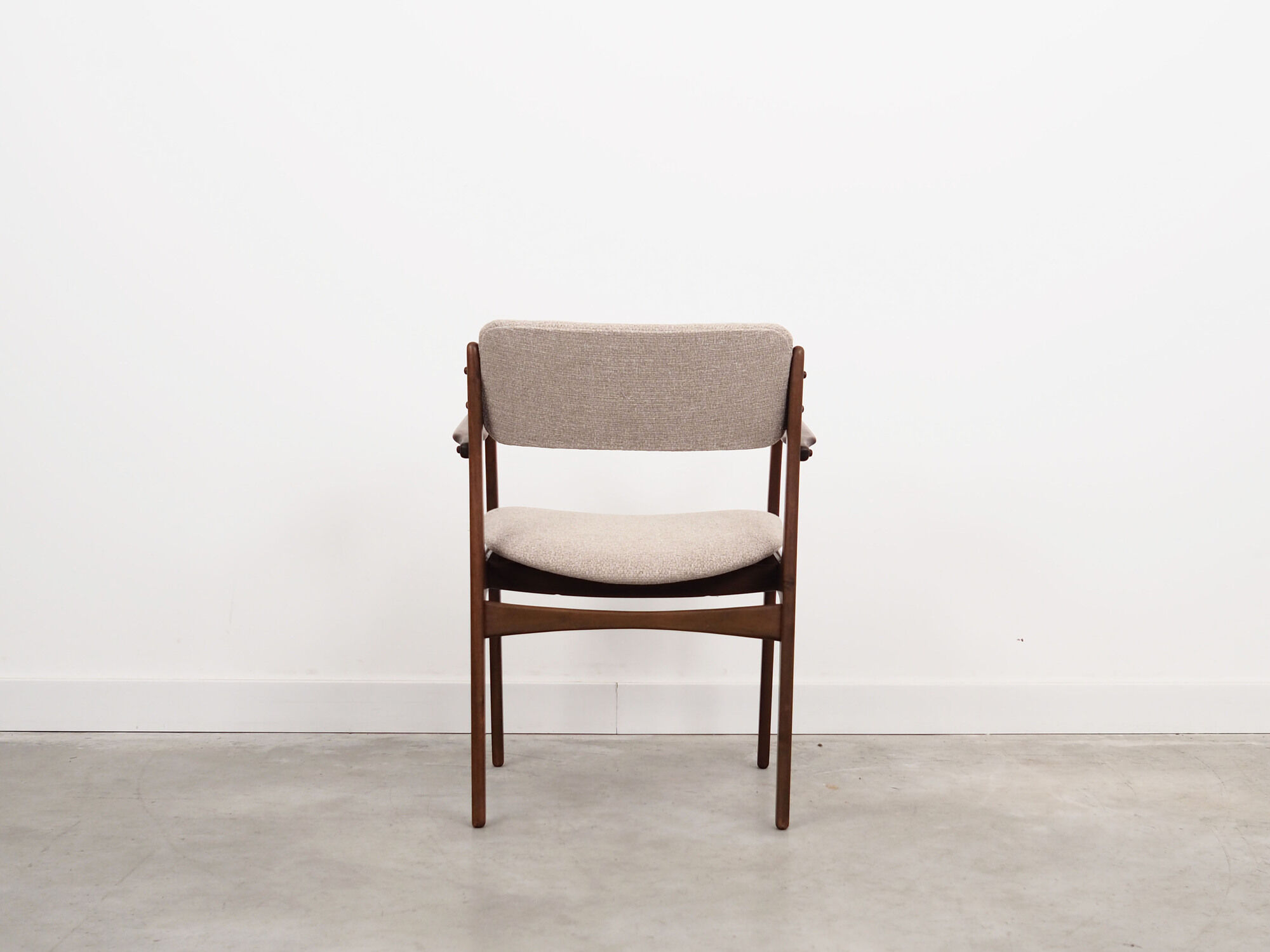 Set of two walnut chairs, Danish design, 1960s, designer: Erik Buch
