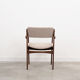 Set of two walnut chairs, Danish design, 1960s, designer: Erik Buch