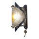 Rare Murano chrome sheet wall light 1960