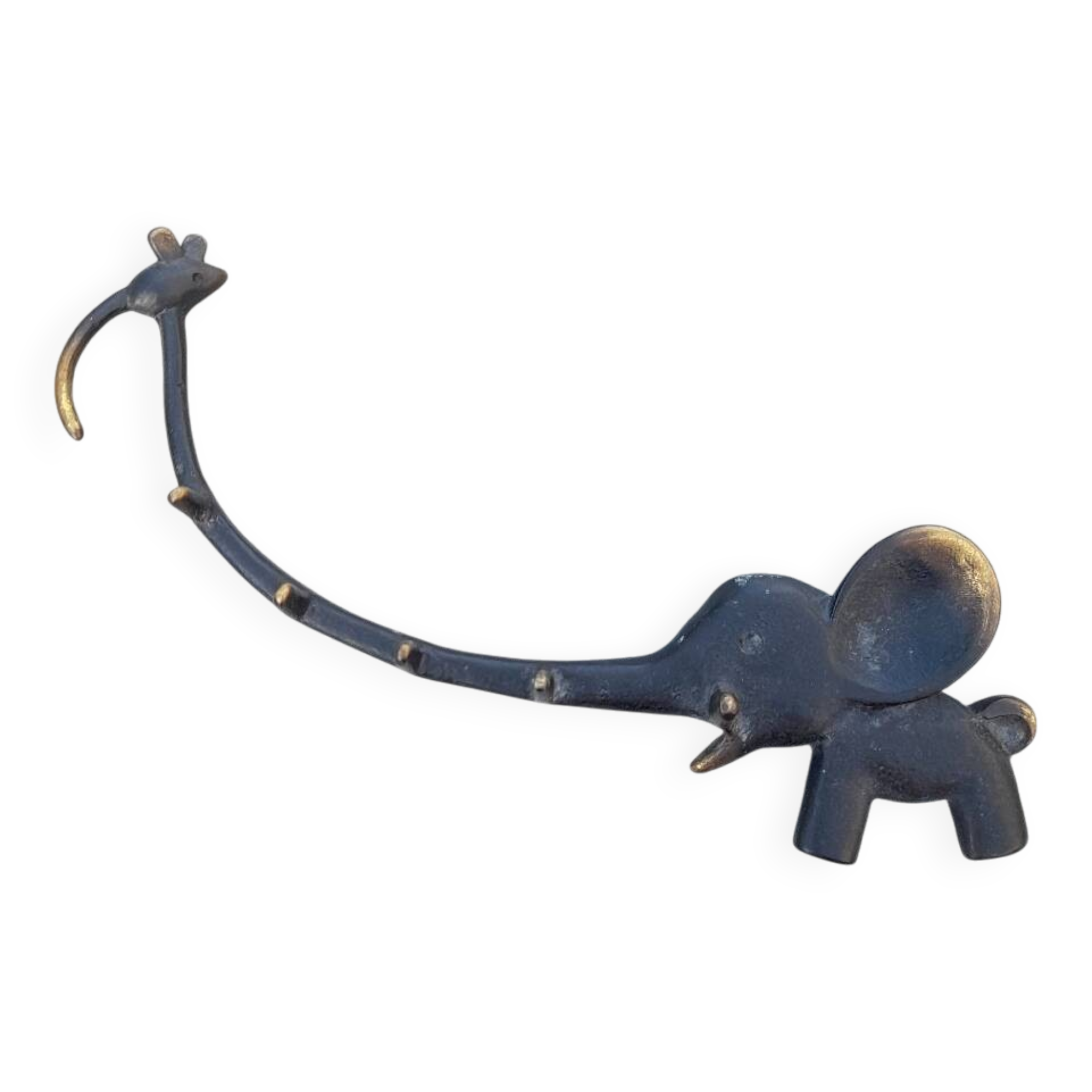 Small elephant wall hook Walter Bosse