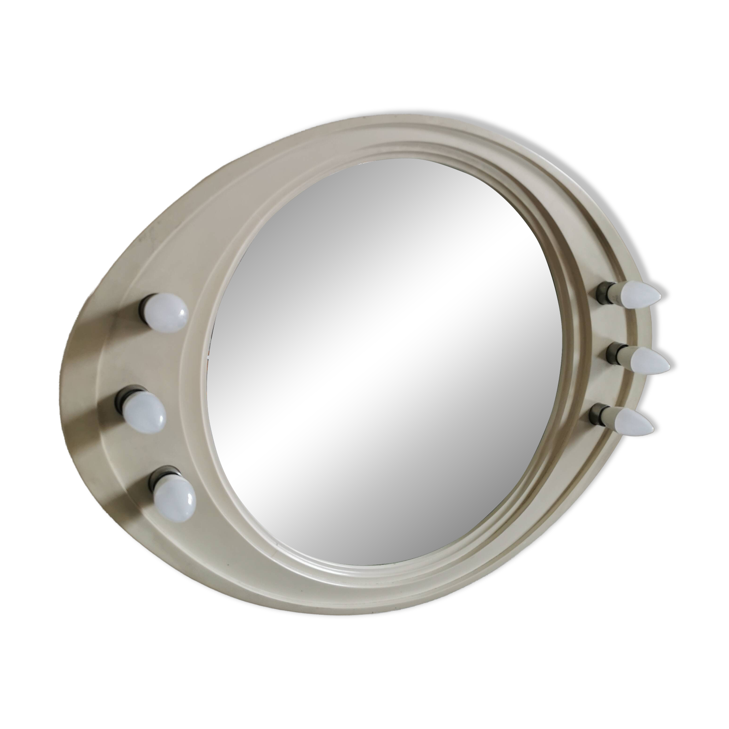 Miroir vintage rétro éclairé