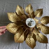 Ceiling lamp or golden flower sconce