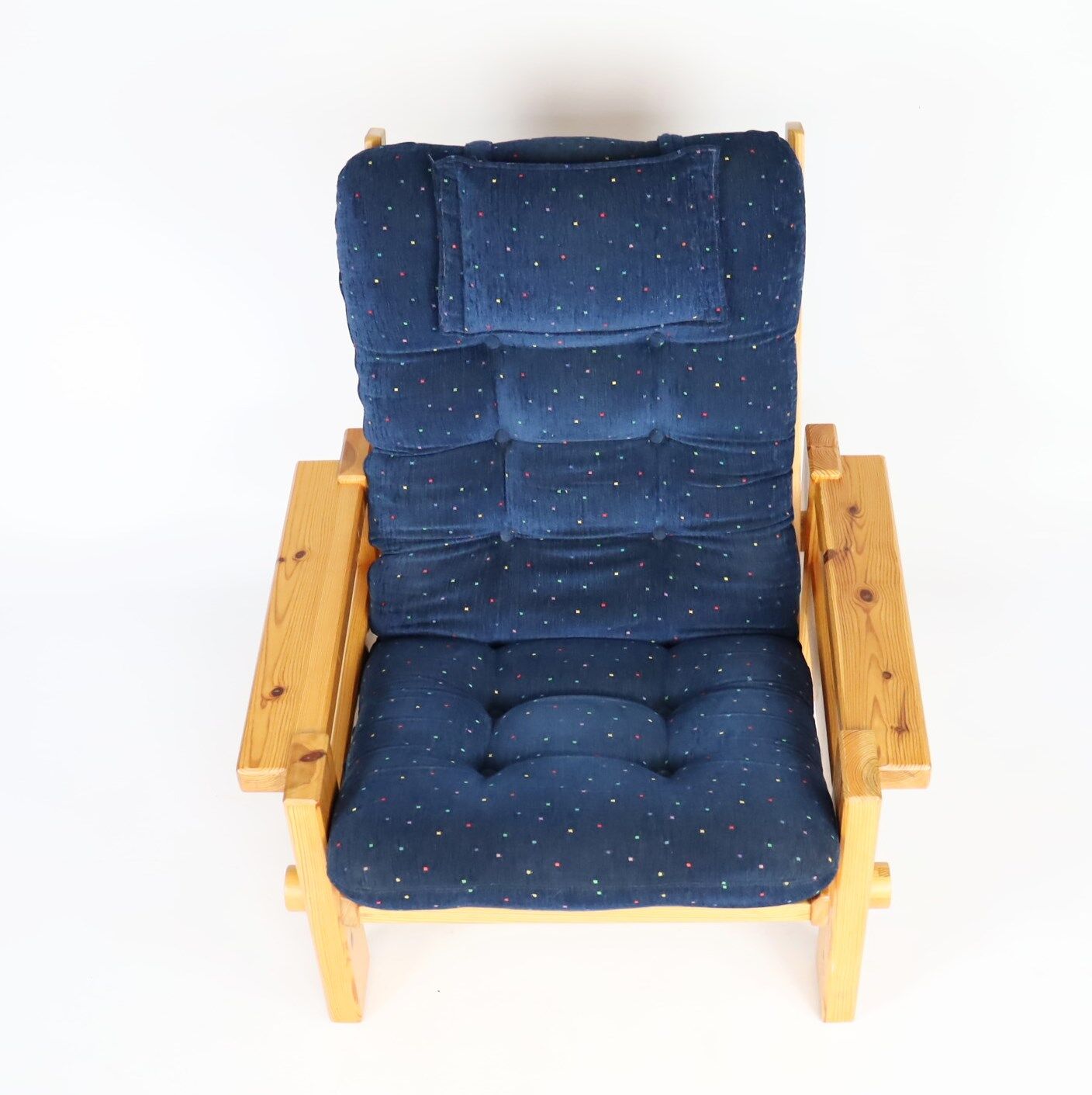 Pine armchair by Yngve Ekström