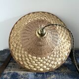 Vintage suspension in woven wicker
