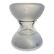 Vase cristal design diabolo années 80