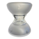 Vase cristal design diabolo années 80