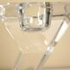 Pair of candlesticks, candelabra, crystal signed Villeroy & Boch, design and chic
