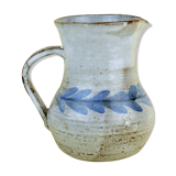 Albert Thiry pitcher with stylized blue leaves