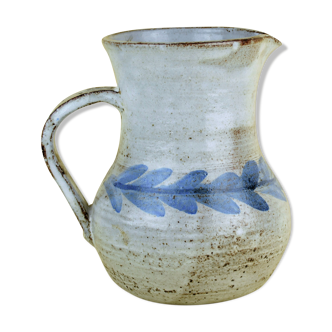 Albert Thiry, big pitcher with blue stylized leaves.