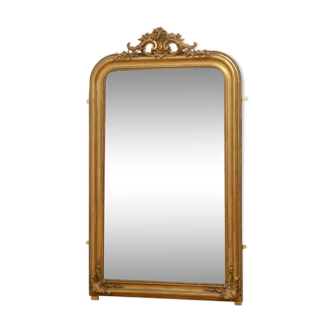 Miroir en bois doré français - 167x98cm