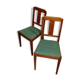 Paire de chaises art déco