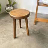 Oak tripod stool