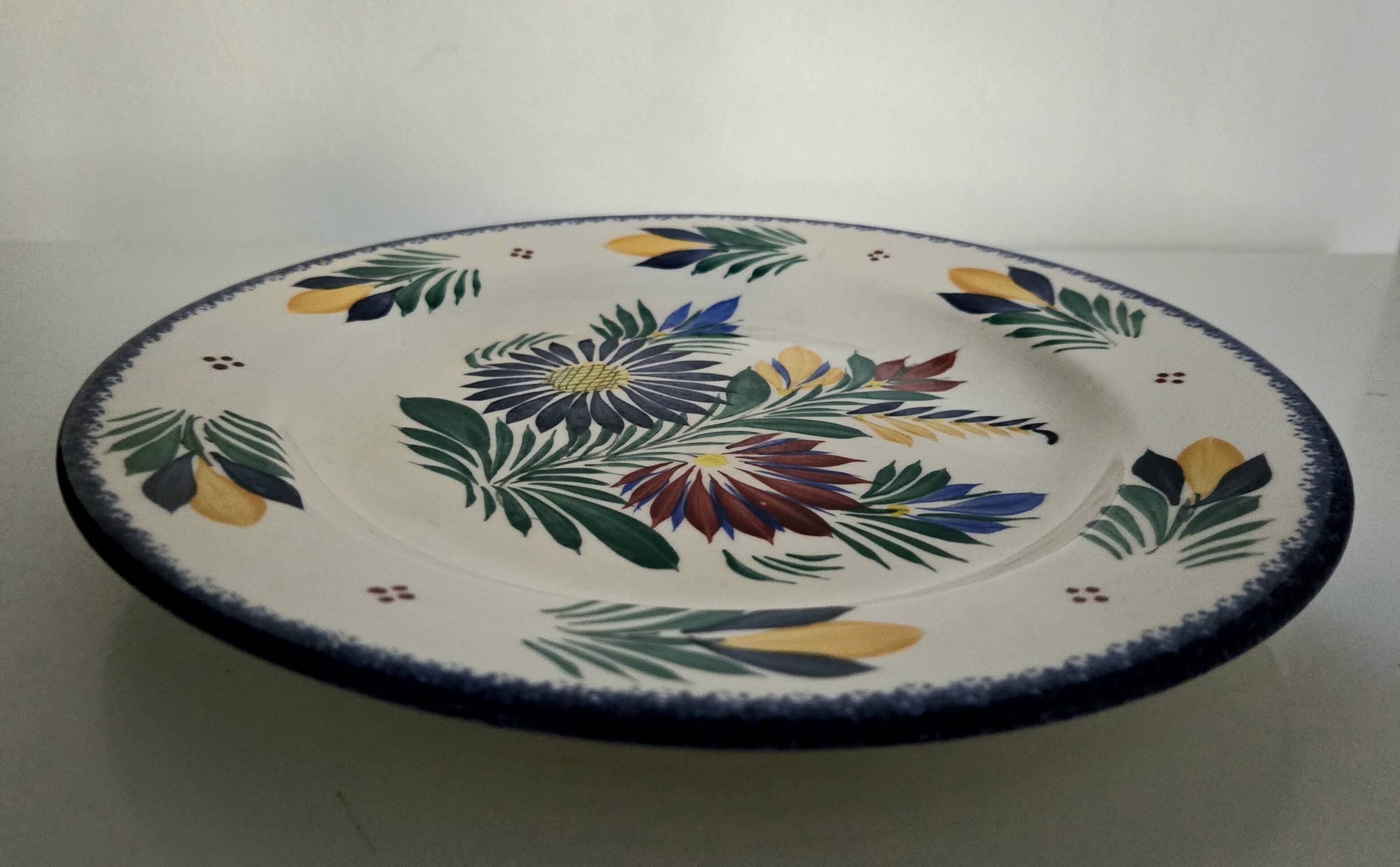 Quimper porcelain plate H