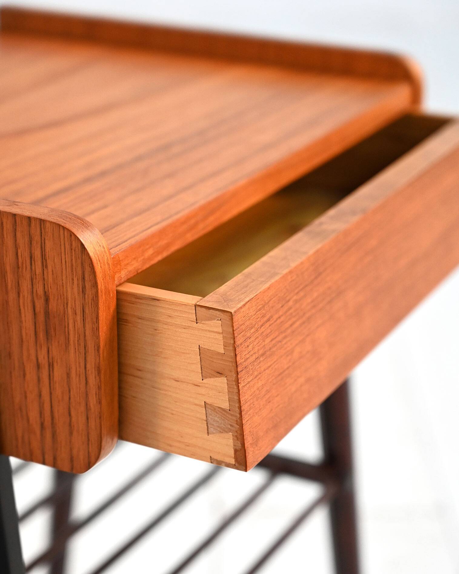 1960s oak TV stand by Arne Wahl Iversen