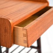 1960s oak TV stand by Arne Wahl Iversen