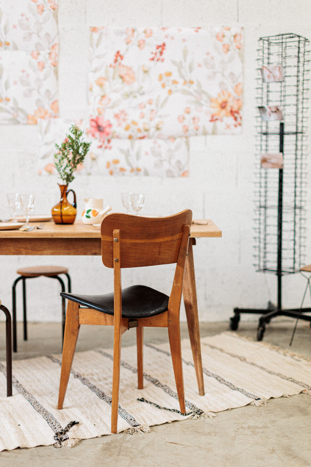 Wooden table Scandinavian type – year 60s