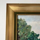 River landscape - Oil on canvas - Early 20th century