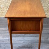 60er 70er Jahre Teak Writing Desk Schreibtisch von Gunnar Nielsen für Tibergaard