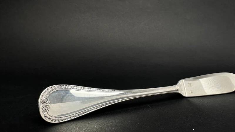 Christofle, Malmaison model, set of 8 fish cutlery.