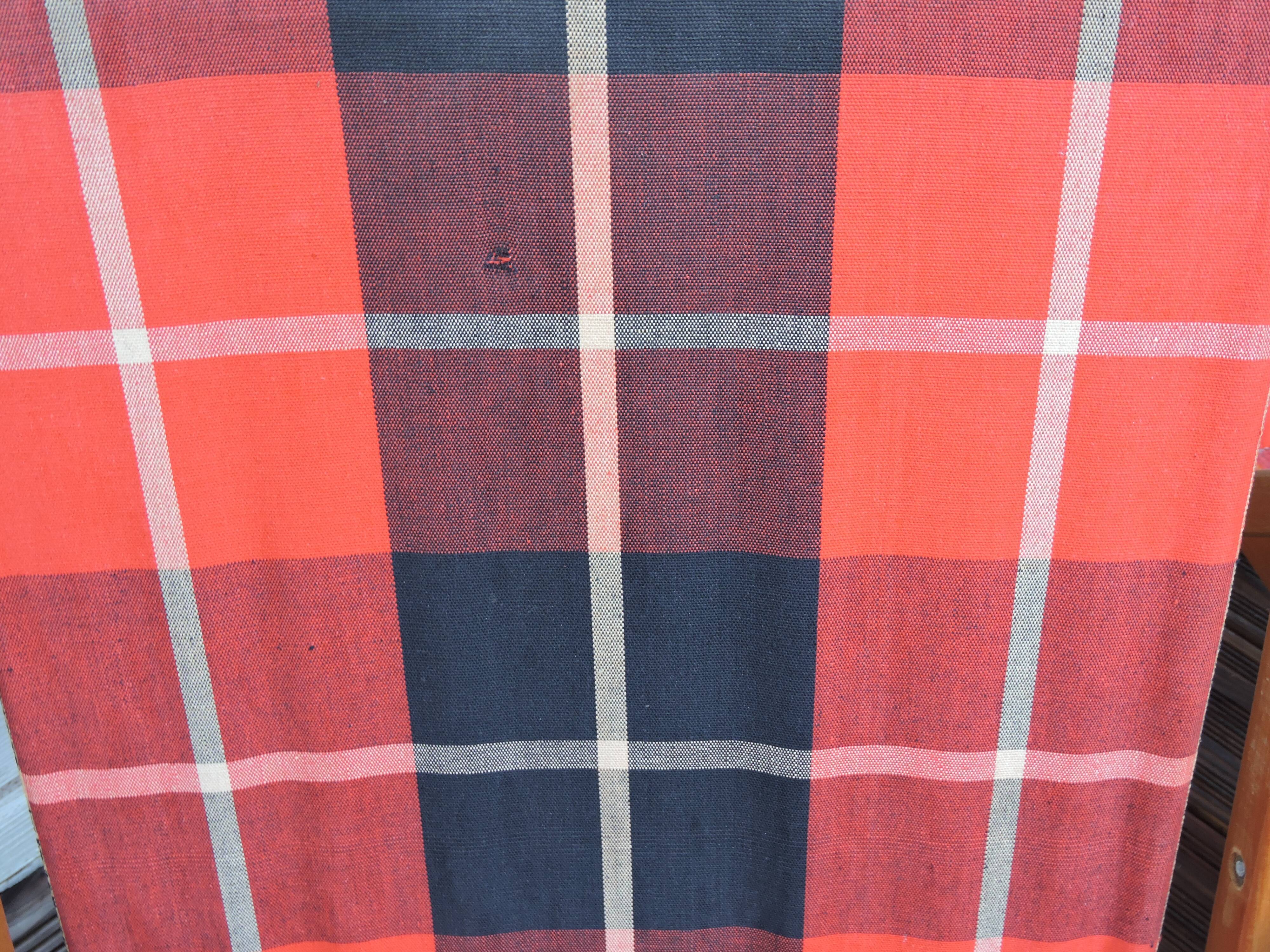 Pair of folding camping chairs Plidéal vintage 1950