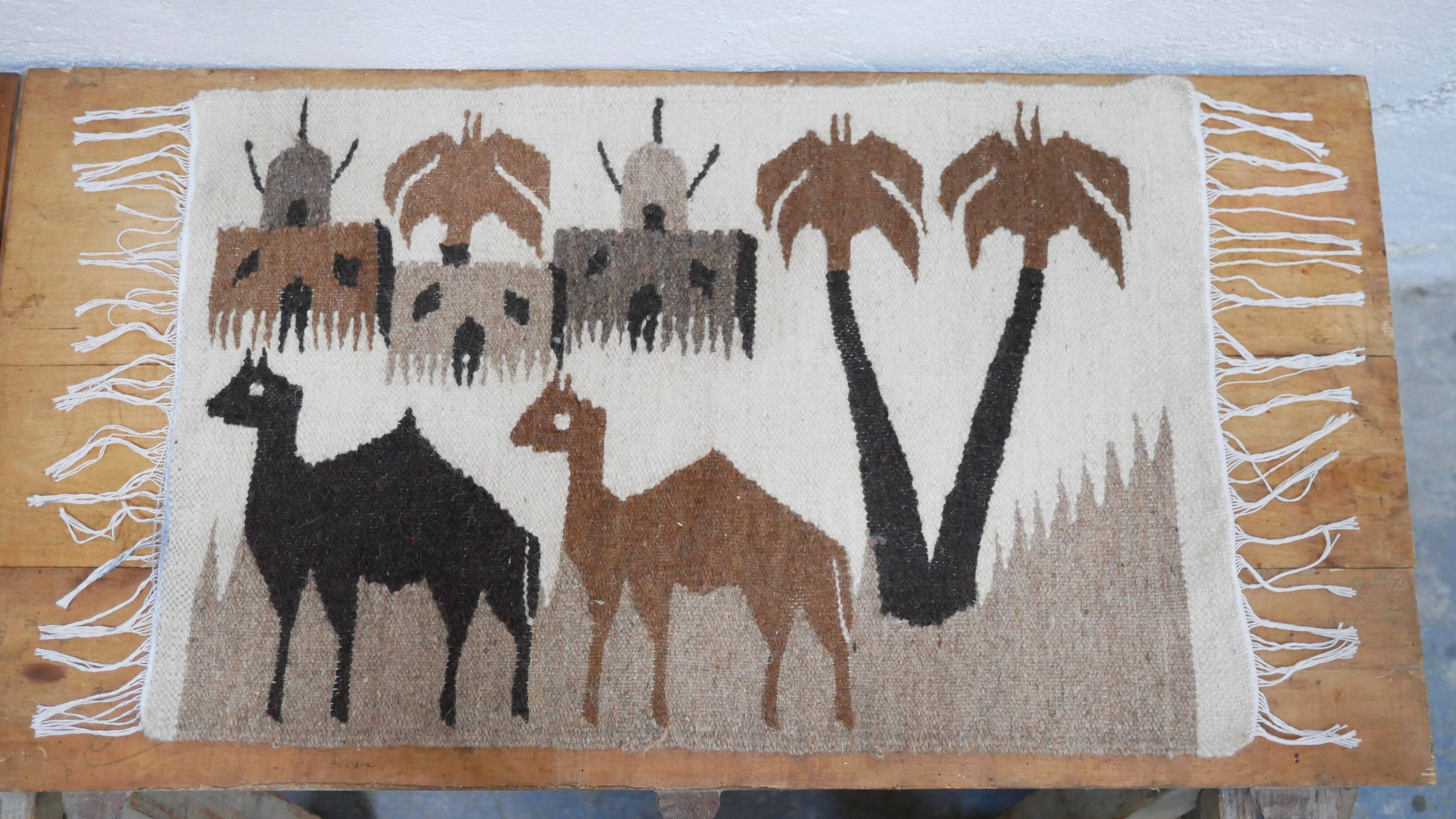 Small vintage carpet