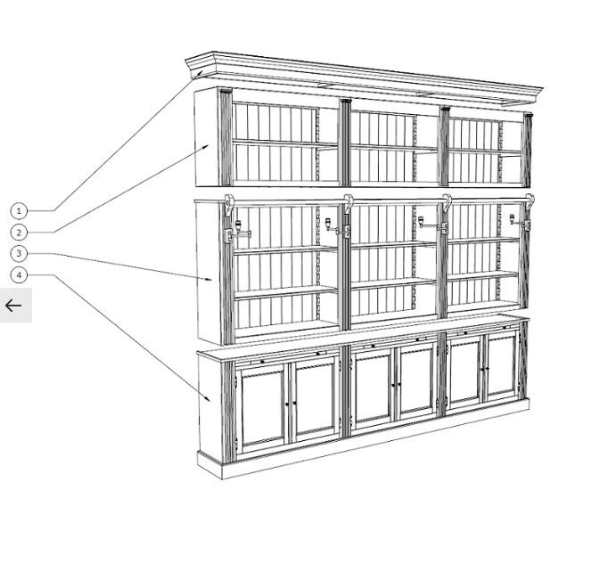 Flamant Balmore bookcase