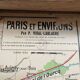 Old School Map School PARIS & Surrounding Areas Numbers 24 & 24bis Vintage