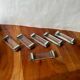 6 Crystal / Silver Metal Knife Holders - DLG Adnet