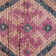 Navy blue & pink runner rug 83x380cm
