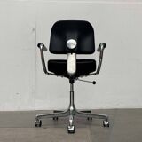 Vintage swivel office chair German model Eurochair 5600 by Fritz Makiol for Girsberger, 1970s.