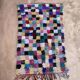 Colorful Boucherouite Moroccan rug - 128 x 208 cm