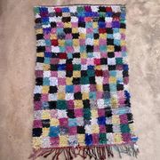 Colorful Boucherouite Moroccan rug - 128 x 208 cm